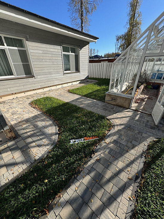 Тротуарная плитка Классика Арко Bianco Nero Steingot 60 мм